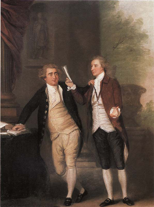 Edmund Burke in Conversation with Charles James Fox